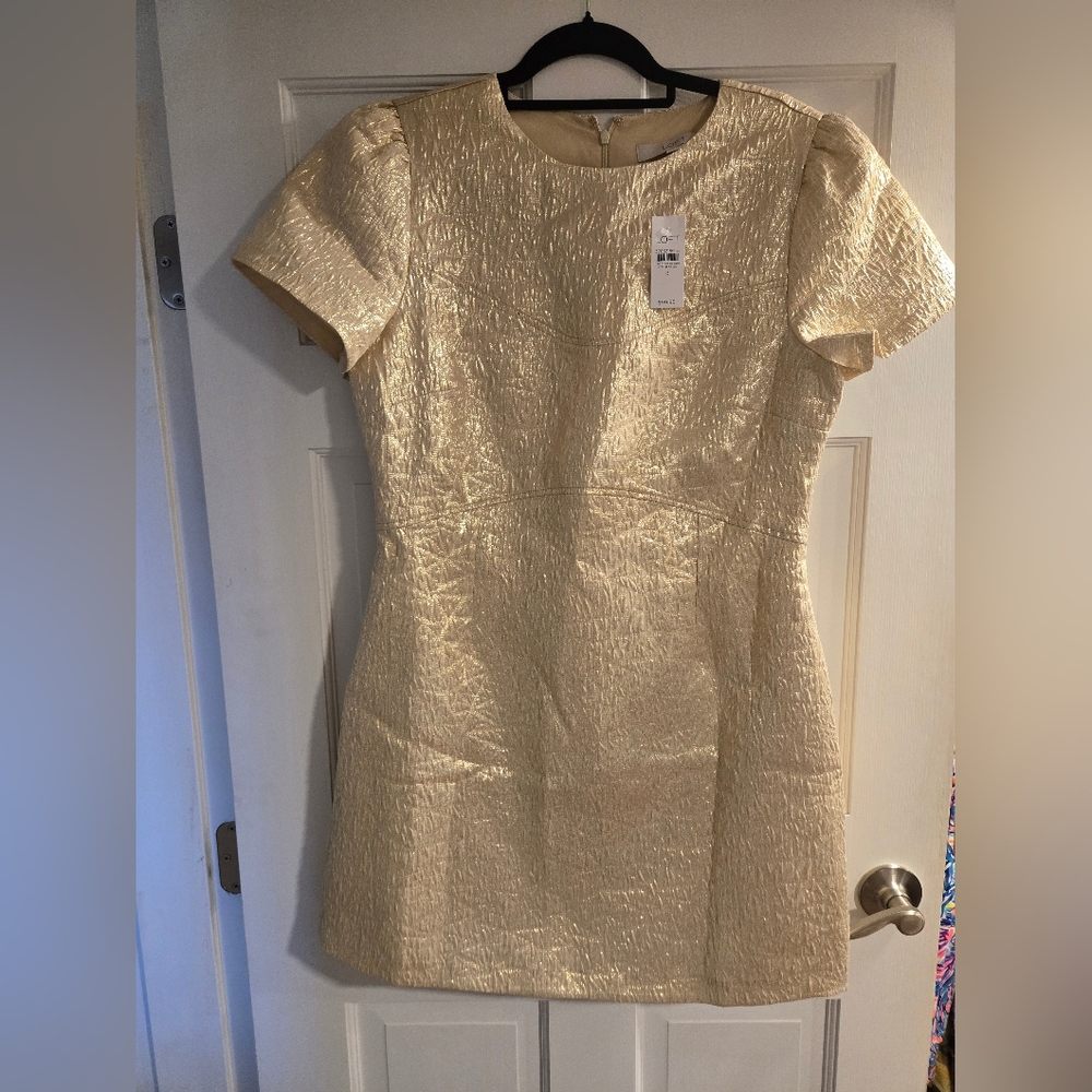 Loft Gold Dress